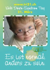 Poster zum Welt Down-Syndrom Tag 2012