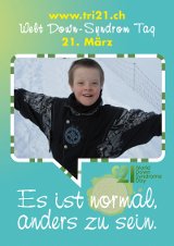 Poster zum Welt Down-Syndrom Tag 2012