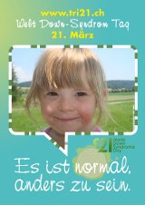 Poster zum Welt Down-Syndrom Tag 2012
