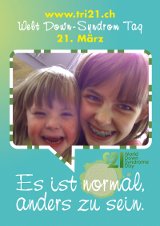 Poster zum Welt Down-Syndrom Tag 2012