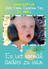 Poster zum Welt Down-Syndrom Tag 2012