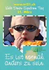 Poster zum Welt Down-Syndrom Tag 2012