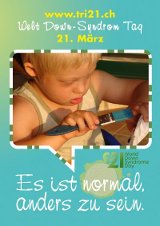Poster zum Welt Down-Syndrom Tag 2012