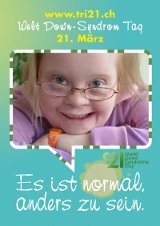 Poster zum Welt Down-Syndrom Tag 2012