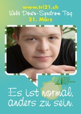 Poster zum Welt Down-Syndrom Tag 2012