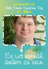 Poster zum Welt Down-Syndrom Tag 2012