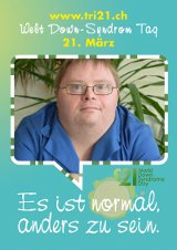 Poster zum Welt Down-Syndrom Tag 2012