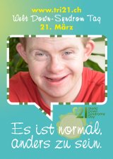 Poster zum Welt Down-Syndrom Tag 2012