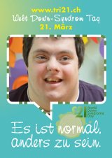 Poster zum Welt Down-Syndrom Tag 2012