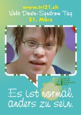 Poster zum Welt Down-Syndrom Tag 2012