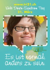 Poster zum Welt Down-Syndrom Tag 2012