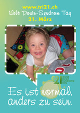 Poster zum Welt Down-Syndrom Tag 2012