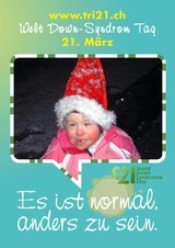 Poster zum Welt Down-Syndrom Tag 2012