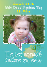 Poster zum Welt Down-Syndrom Tag 2012