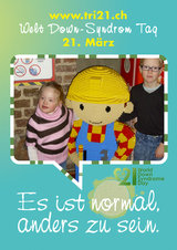 Poster zum Welt Down-Syndrom Tag 2012