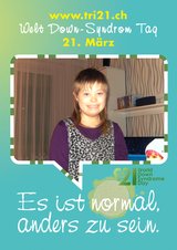 Poster zum Welt Down-Syndrom Tag 2012