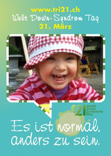 Poster zum Welt Down-Syndrom Tag 2012