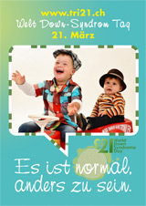 Poster zum Welt Down-Syndrom Tag 2012
