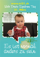 Poster zum Welt Down-Syndrom Tag 2012
