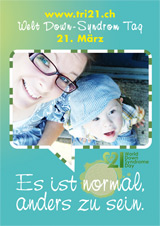 Poster zum Welt Down-Syndrom Tag 2012