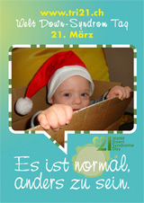 Poster zum Welt Down-Syndrom Tag 2012