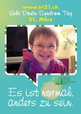 Poster zum Welt Down-Syndrom Tag 2012