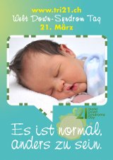 Poster zum Welt Down-Syndrom Tag 2012