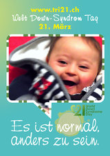 Poster zum Welt Down-Syndrom Tag 2012