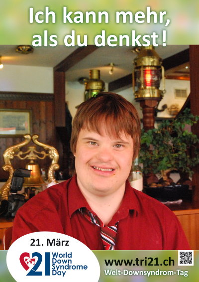 Plakataktion 2013 'Ich kann mehr, als Du denkst!'