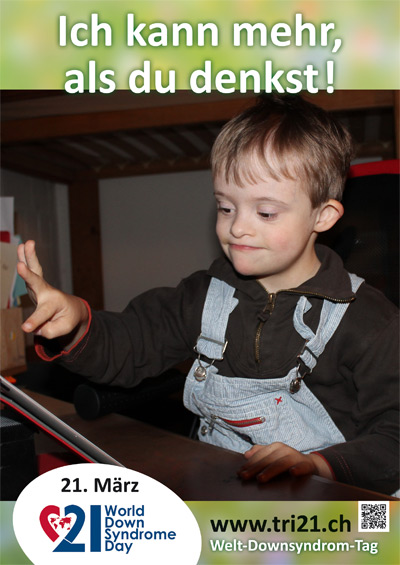 Plakataktion 2013 'Ich kann mehr, als Du denkst!'