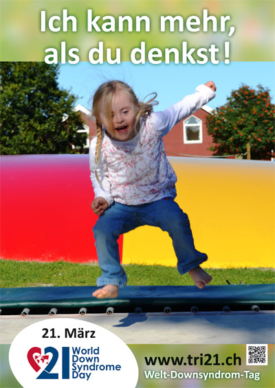 Plakataktion 2013 'Ich kann mehr, als Du denkst!'