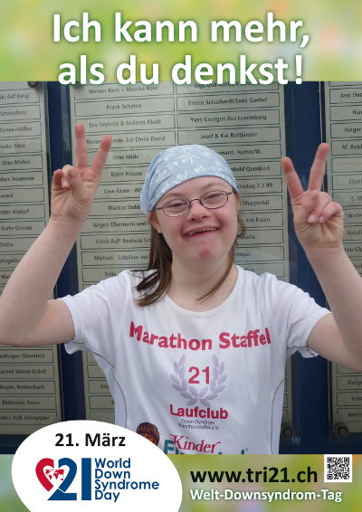 Plakataktion 2013 'Ich kann mehr, als Du denkst!'