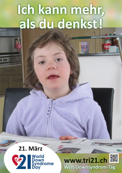 Plakataktion 2013 'Ich kann mehr, als Du denkst!'
