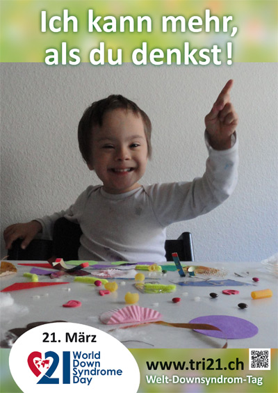 Plakataktion 2013 'Ich kann mehr, als Du denkst!'