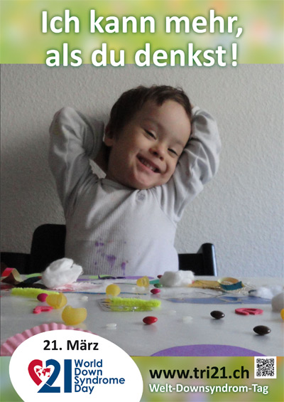 Plakataktion 2013 'Ich kann mehr, als Du denkst!'