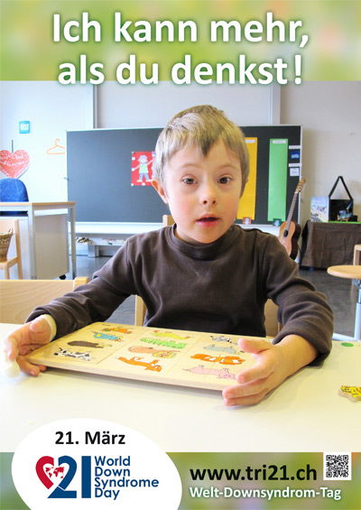 Plakataktion 2013 'Ich kann mehr, als Du denkst!'