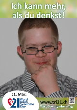 Poster zum Welt Down-Syndrom Tag 2013