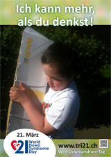 Poster zum Welt Down-Syndrom Tag 2013