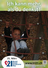 Poster zum Welt Down-Syndrom Tag 2013