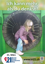 Poster zum Welt Down-Syndrom Tag 2013