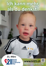 Poster zum Welt Down-Syndrom Tag 2013