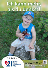 Poster zum Welt Down-Syndrom Tag 2013