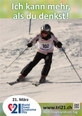 Poster zum Welt Down-Syndrom Tag 2013