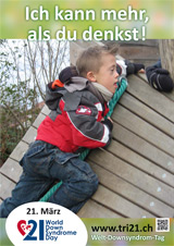 Poster zum Welt Down-Syndrom Tag 2013