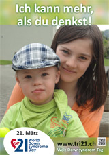 Poster zum Welt Down-Syndrom Tag 2013