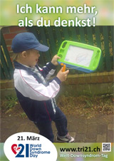 Poster zum Welt Down-Syndrom Tag 2013