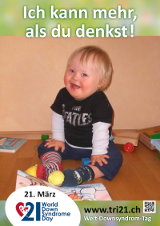 Poster zum Welt Down-Syndrom Tag 2013