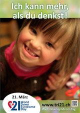 Poster zum Welt Down-Syndrom Tag 2013