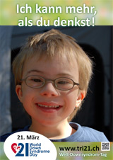 Poster zum Welt Down-Syndrom Tag 2013