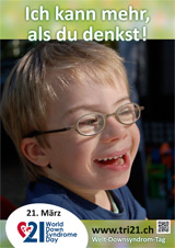 Poster zum Welt Down-Syndrom Tag 2013